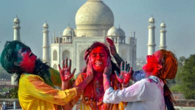 In Pics: Holi celebrations begin