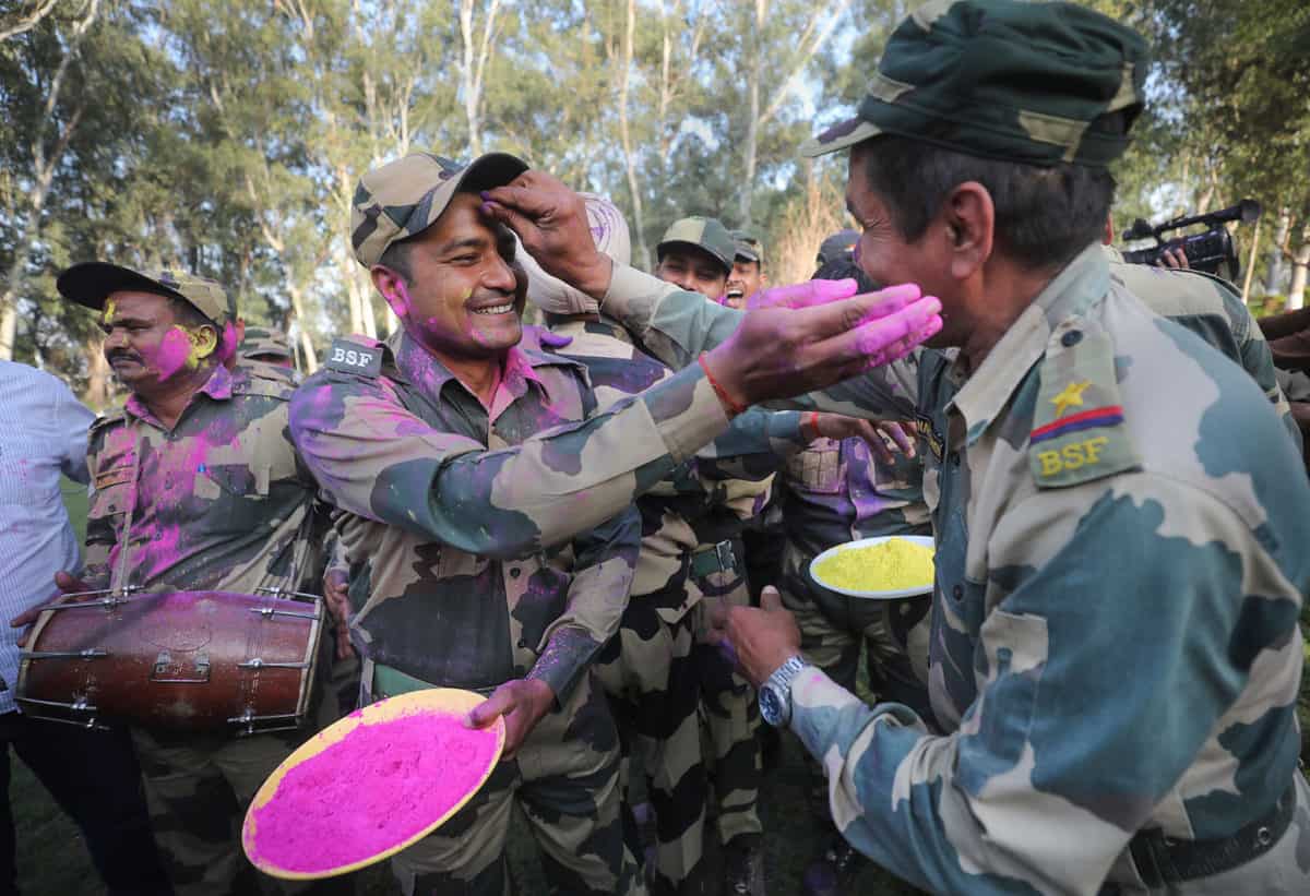 In Pics: Holi celebrations