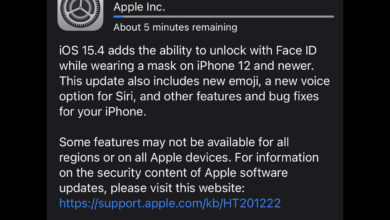 Apple iOS 15.4, iPadOS 15.4 with mask unlock, new emoji released
