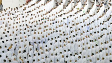 Scenes from the dawn prayer without distancing  in Two Holy Mosques as COVID-19 curbs lifted
