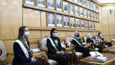 Female judges take office at Egypt's top court for first time