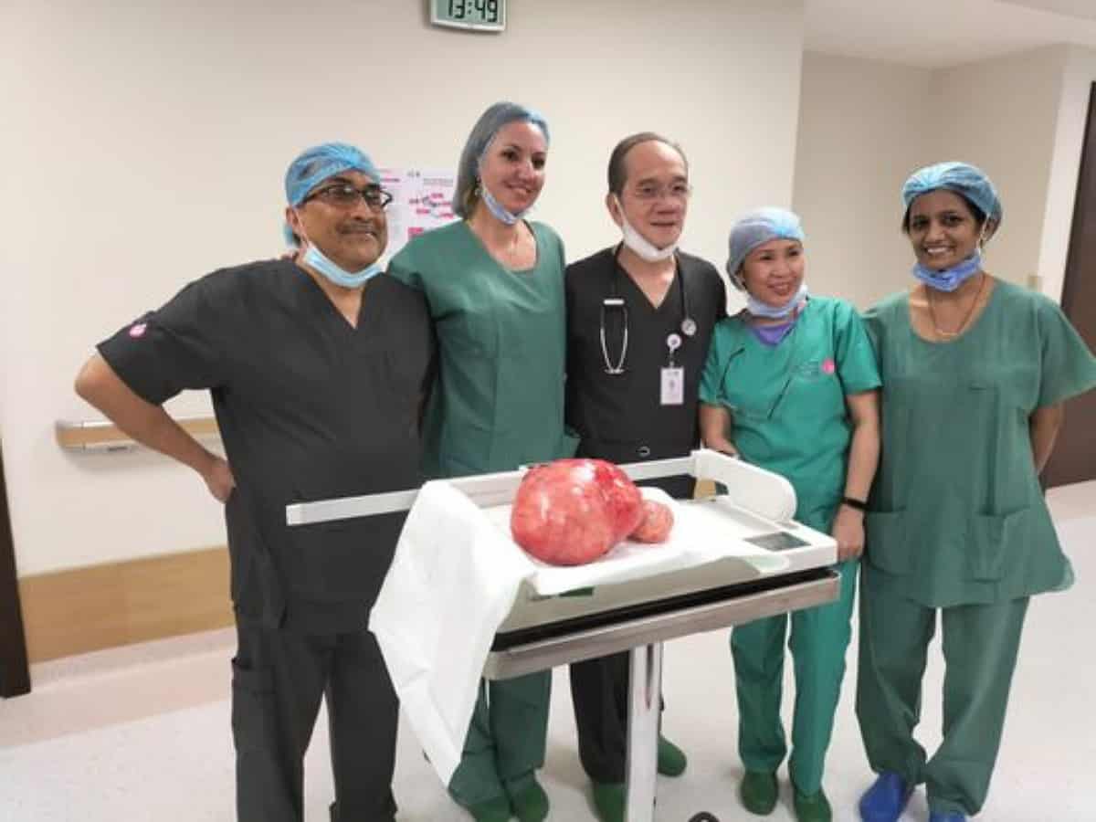 Dubai: Doctors remove 4.4 kg tumour from woman's uterus