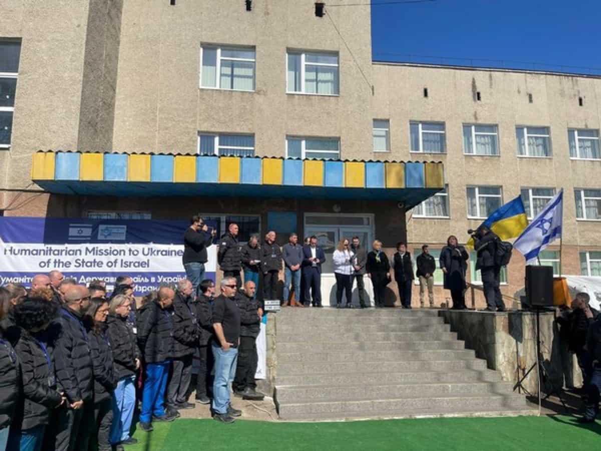 Israel opens humanitarian field hospital in Ukraine