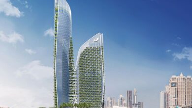 Dubai's twin-tower project based on a masterpiece necklace