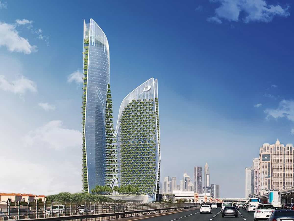 Dubai's twin-tower project based on a masterpiece necklace