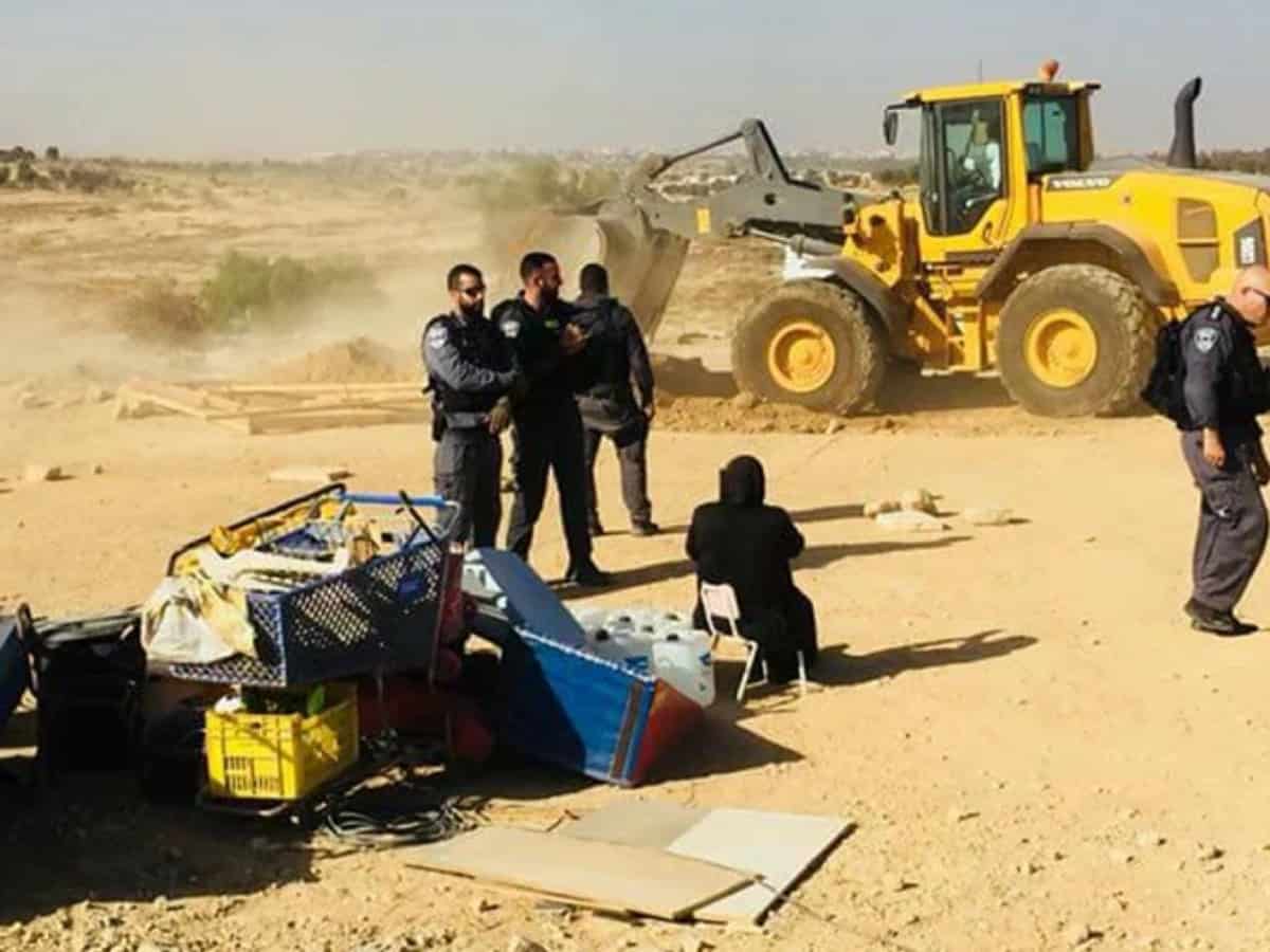 Israeli authorities on Tuesday has demolished the village of Al-Araqib in the Negev region (south) for the 199th time in a row,
