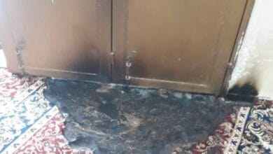 Israeli settlers set fire to a mosque in the West Bank