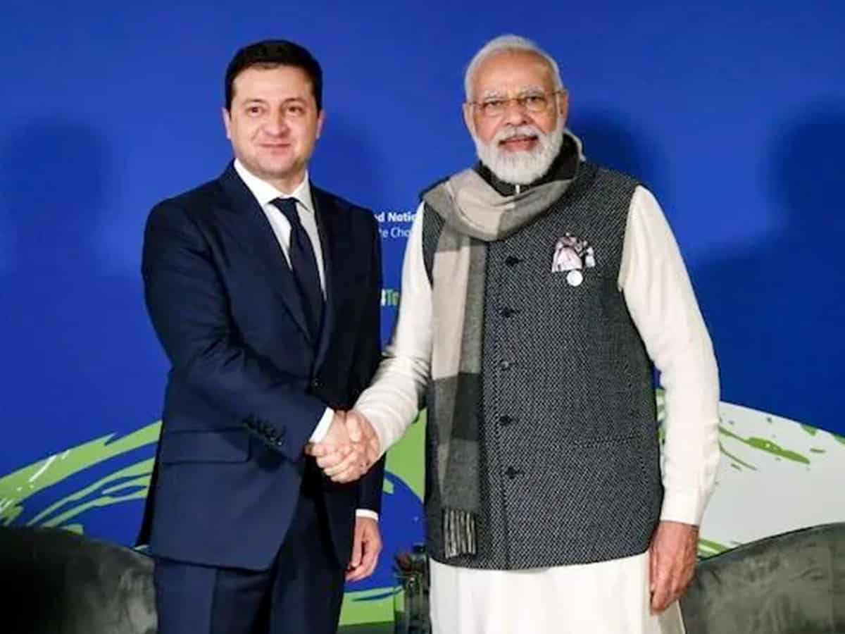 PM Modi speaks to Ukraine Prez Zelensky, supports early end to conflict