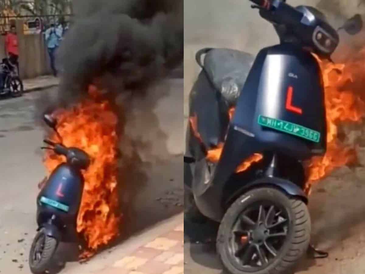 Ola probing e-scooter burning incident, to take appropriate action