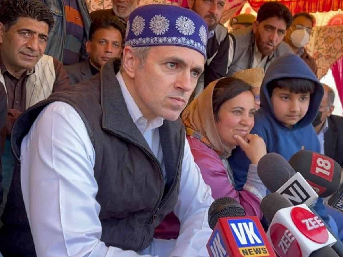 Omar Abdullah joins Bharat Jodo Yatra from Banihal