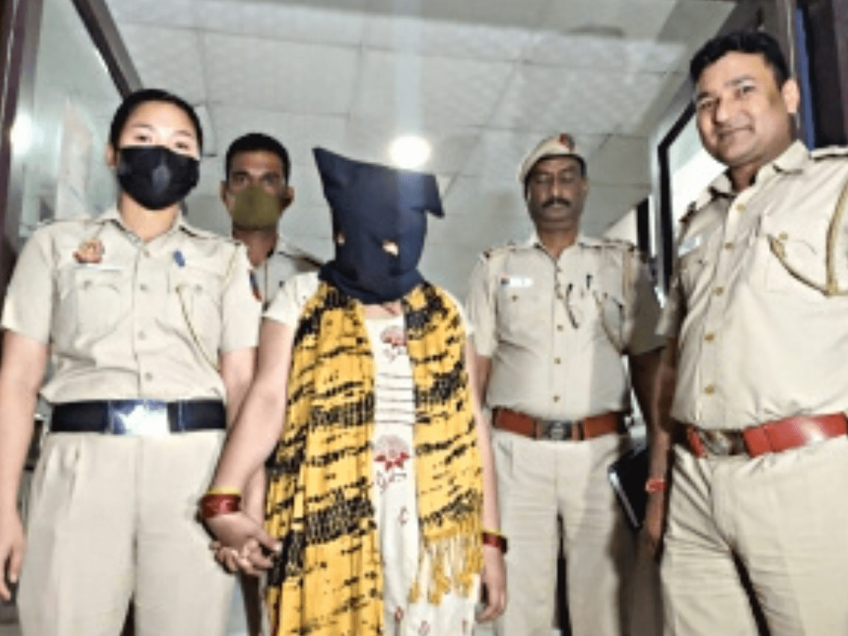 Accused Dimple, 26, was arrested on Tuesday