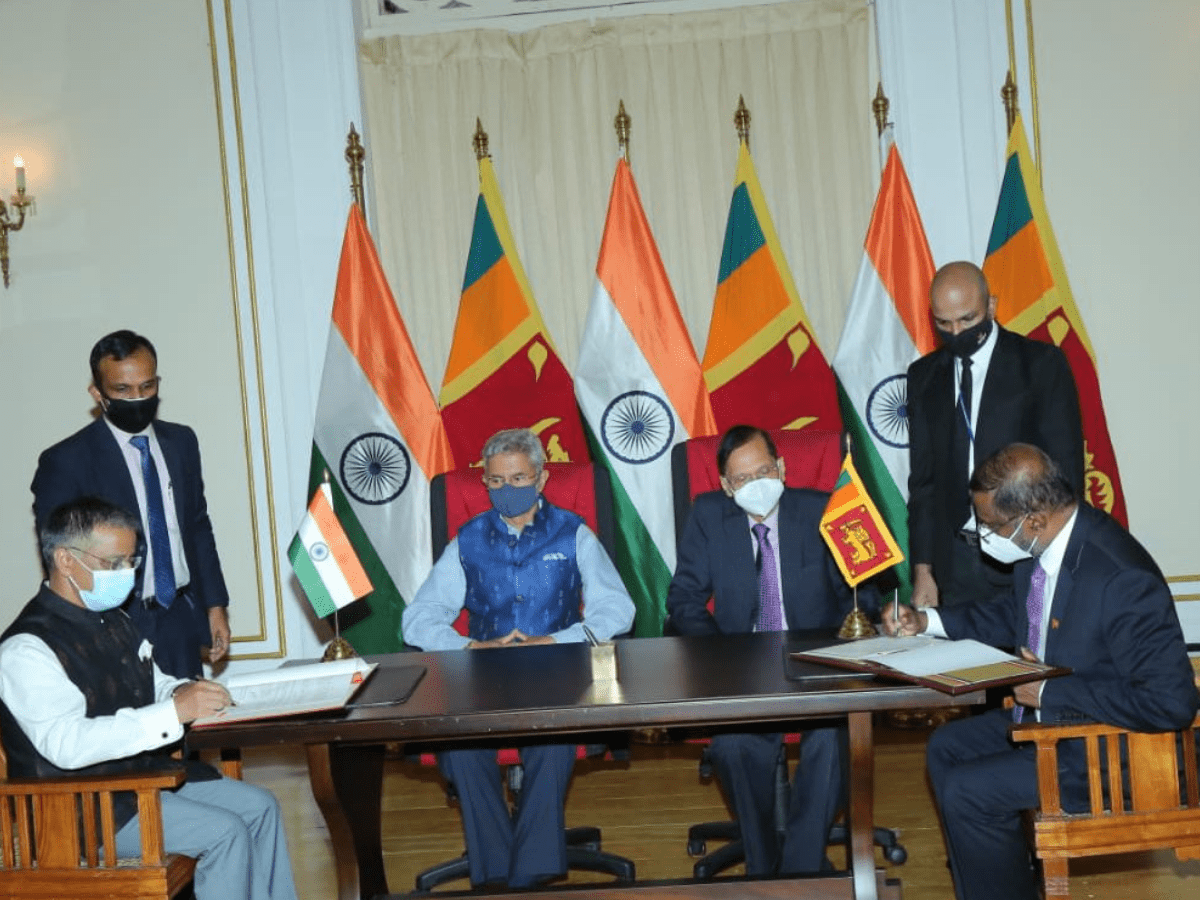 MoU between Sri Lanka and India