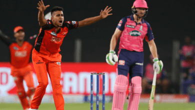 Rajasthan Royals victory against Sunrisers Hyderabad in an IPL 2022.