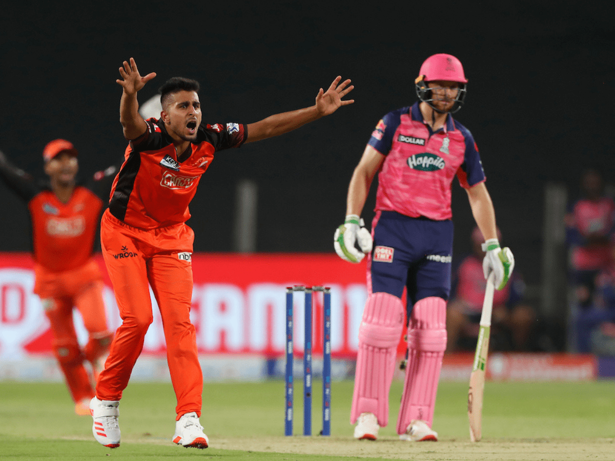 Rajasthan Royals victory against Sunrisers Hyderabad in an IPL 2022.