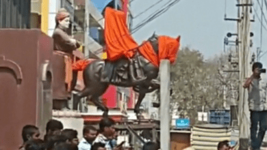 Shivaji's statue