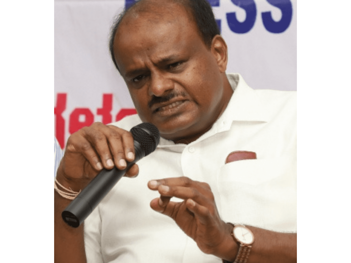 former Karnataka Chief Minister H.D. Kumaraswamy