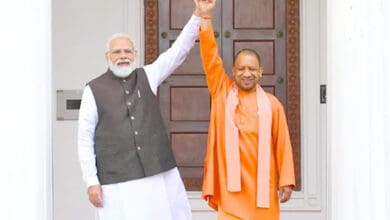 Yogi meets Prime Minister Modi to discuss new UP cabinet