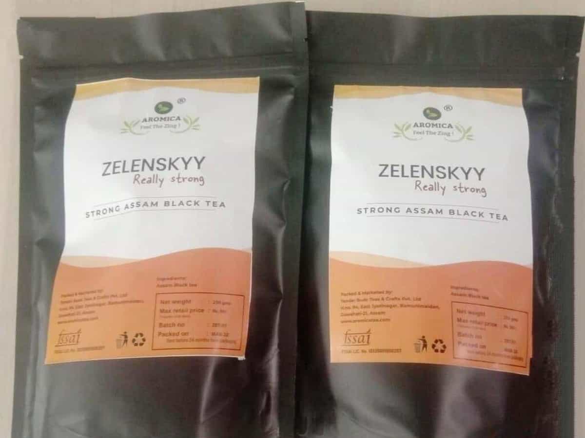 Assam firm launches tea named after Ukraine President Zelenskyy