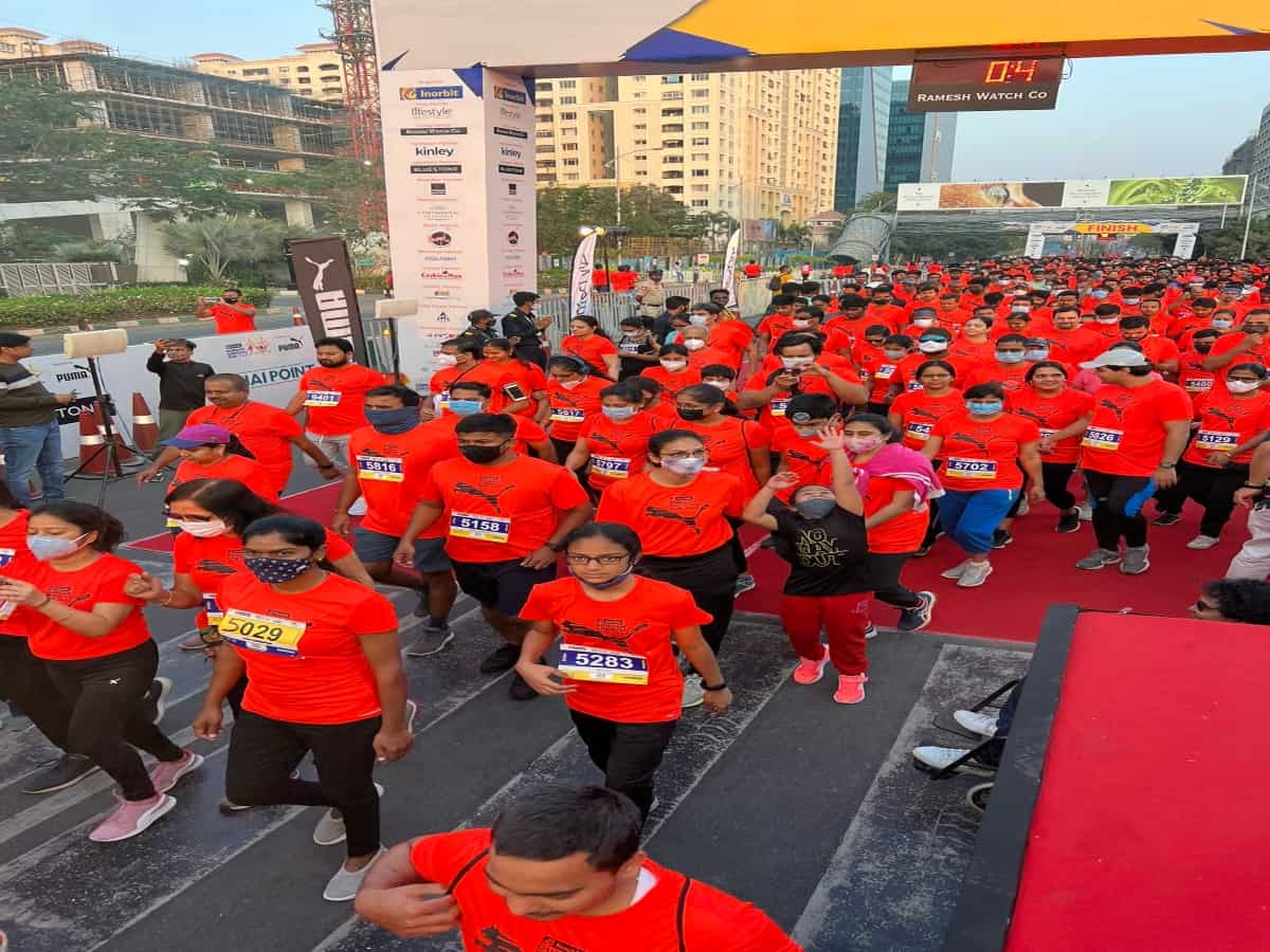 Hyderabad: Second edition of Durgam Cheruvu marathon begins