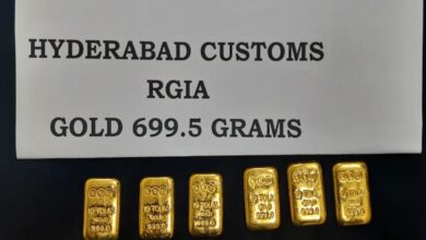 Gold worth Rs 37.30 lakh siezed at Hyderabad airport