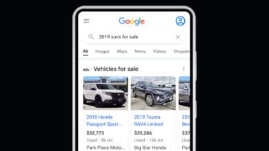 Google vehicle ads in Search now shows nearby cars for sale
