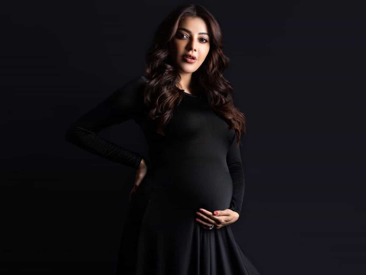 Mom-to-be Kajal Aggarwal looks elegant in her maternity photoshoot