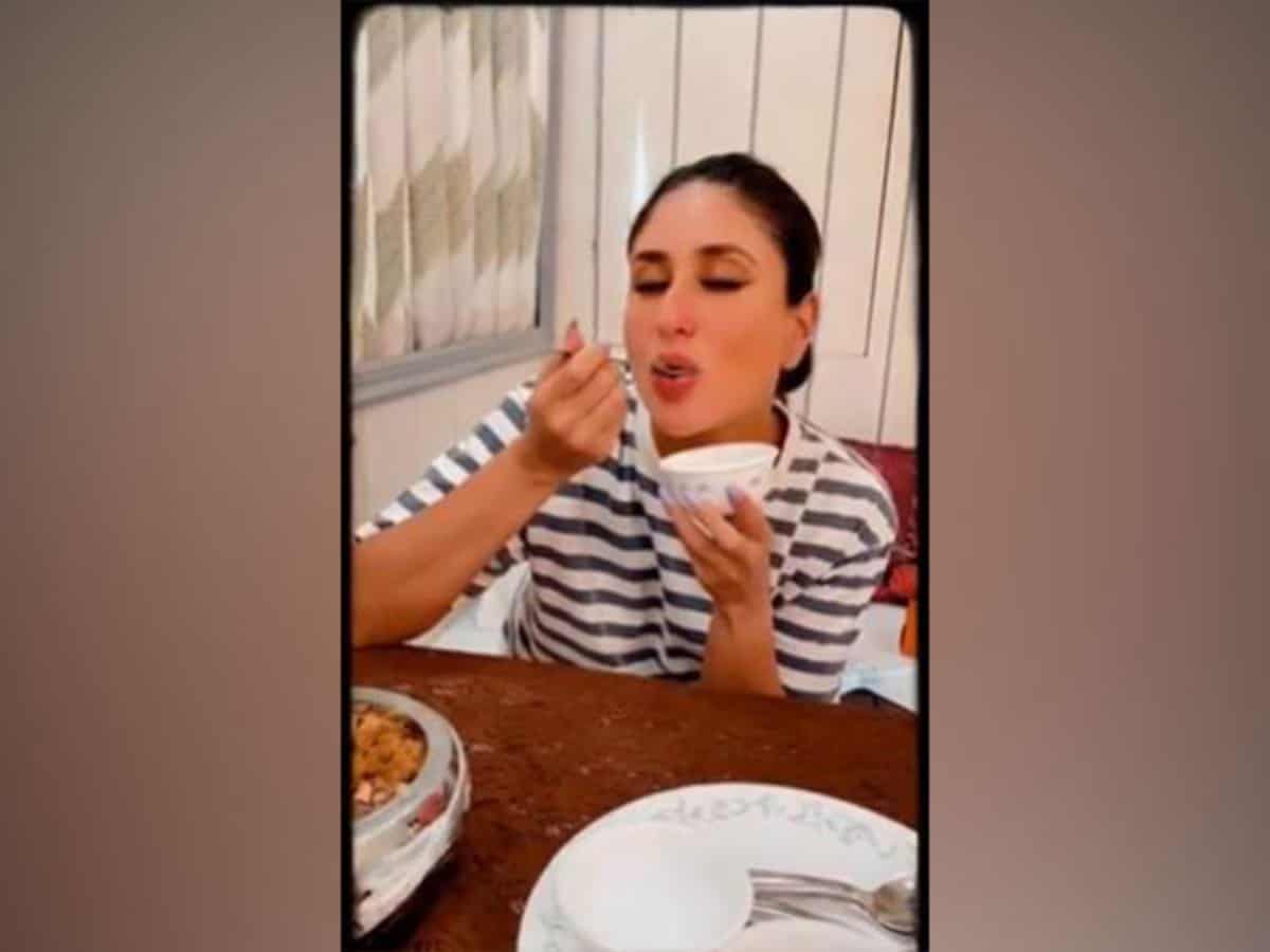 Kareena Kapoor gorges on halwa after delicious biryani