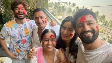 Katrina Kaif, Vicky Kaushal's first Holi after wedding