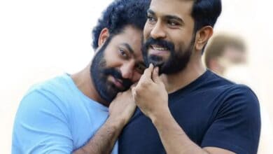 RRR: Ram Charan, NTR watch the first show in disguise with fans?