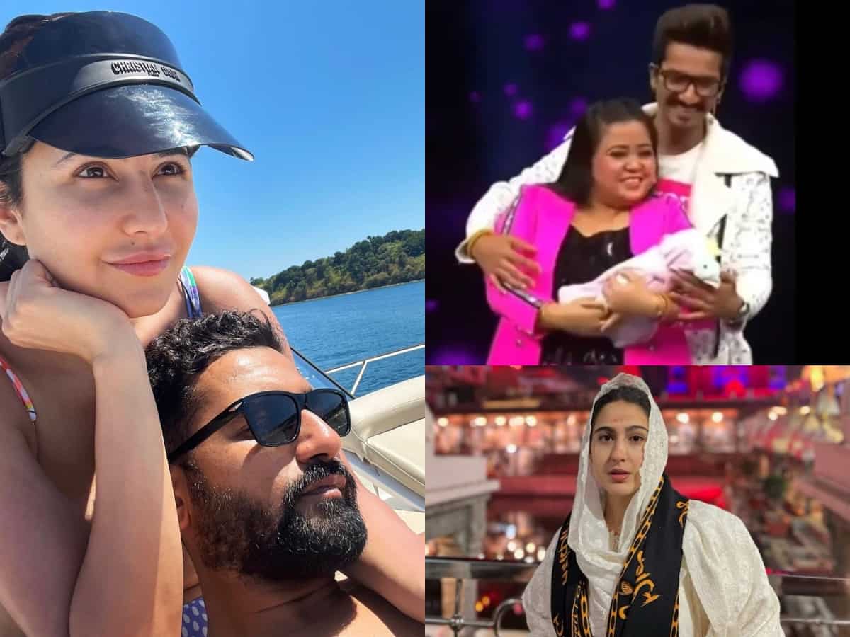 Trending pics: Bharti Singh's newborn, SRK in Dubai & more