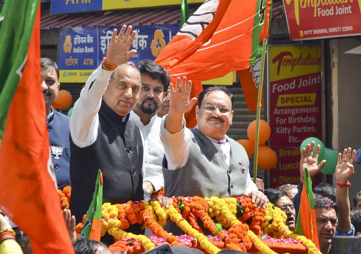 BJP National President JP Nadda in Shimla