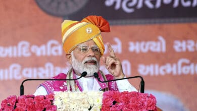 Prime Minister Narendra Modi launches developmental projects in Dahod