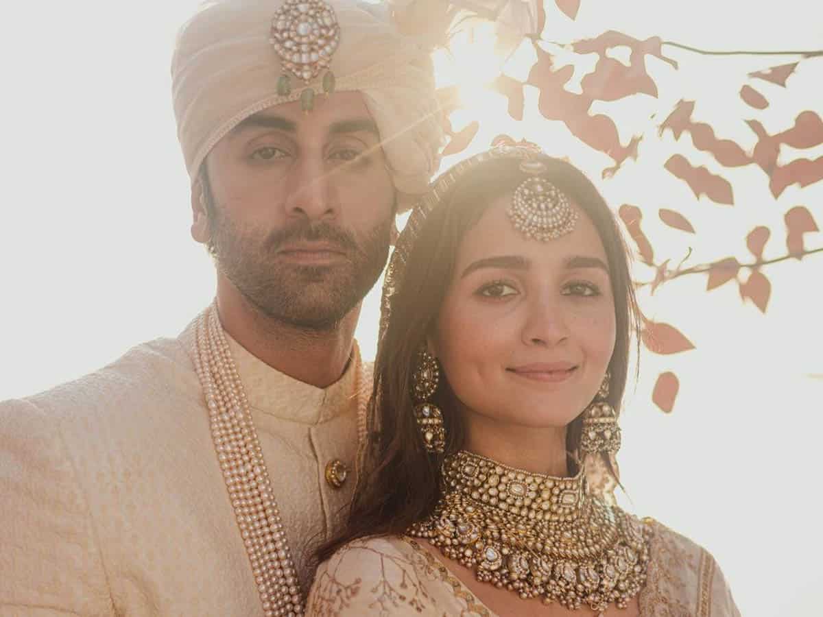 First pics of Ranbir Kapoor and Alia Bhatt after wedding