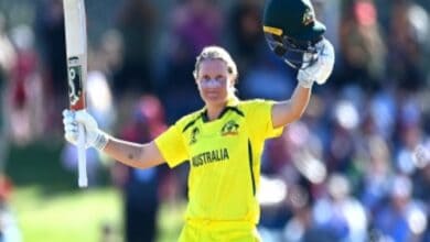 The win was set up by wicketkeeper-batter Alyssa Healy's brilliance in the form of a scintillating 170 off 138 balls in what was unarguably one of the finest knocks witnessed in the 50-over format, irrespective of men's or women's cricket. Apart from a brilliant Healy, her opening partner Rachael Haynes hit 68 while Beth Mooney justified her promotion to number three with a quick 47-ball 62 as Australia amassed a mammoth 356/5 in 50 overs. In reply, Nat Sciver fought hard with an unbeaten 148 but other batters couldn't provide her with the required support as England slumped to 285 all out in 43.4 overs. After seeing off the swing challenge from pacers Katherine Brunt and Anya Shrubsole in the first 10 overs, Healy and Haynes opened up to go on a rampage, pushing England on the back-foot. While Haynes was the early aggressor, Healy soon took over from her to dish out a masterclass in making a big knock at a World Cup final. Australia, especially Healy, took advantage of England's errors on the field as well as with the ball. In the 21st over, both Healy and Haynes were dropped by Nat Sciver and Danni Wyatt on 42 and 47 respectively off pacer Kate Cross. Though Haynes couldn't get a century, Healy ensured that she stayed at the crease after the 160-run partnership to bring her second successive century in the knockout matches of the ongoing mega event. Against the spinners, Healy made use of her feet to dominate the spinners, especially Charlie Dean. She went back-foot at times to nail her cuts and drives and even brought out the scoop twice to get runs at a rapid rate. Mooney complimented her well with her brisk shots during the partnership of 156 for the second wicket. During her whirlwind knock of 170, Healy became the first player, men's or women's, to score more than 150 in a World Cup final, going past 149 made by Adam Gilchrist in the 2007 men's final against Sri Lanka. Her tally of 509 runs has made her the leading run-scorer of the tournament and is also the most runs scored by a player in an edition of the women's Cricket World Cup. Though Shrubsole came back to pick up wickets and stall the run-flow in the fag end of Australia's innings, Healy's stupendous show with a wide array of shots all around the ground kept the six-time champions in pole position at the interval, leaving England, the defending champions, staring at a mountain to climb. In reply, pacer Megan Schutt delivered the first breakthrough by uprooting the leg-stump of Wyatt with a beautiful inswinger. Four overs later, Schutt trapped Tammy Beaumont lbw on the knee roll with an inswinger. Sciver and captain Heather Knight unfurled flicks and pulls to stabilise England's innings. Leg-spinner Alana King almost dismissed Sciver via lbw. But replays showed ball missing leg-stump. Two balls later, King got rid of Knight with a plumb lbw dismissal. Sciver then stitched a 43-run stand with Amy Jones, which ended with the latter holed out to a back-tracking mid-off off Jess Jonassen. After reaching her fifty in 53 balls, Sciver got going with Sophia Dunkley through a flurry of boundaries. But King came back to clean bowl Dunkley around her legs followed by getting Katherine Brunt stumped from behind by keeper Healy. Sciver continued to bat on by showcasing an exhibition of reverse sweeps as well as the conventional ones despite Sophie Ecclestone trapped lbw by Tahlia McGrath and Kate Cross chipping back to Jess Jonassen for a simple caught and bowled dismissal. Sciver reached her second World Cup century against Australia in 90 balls with a brace through fine leg. Sciver's crucial knock continued as she placed her shots well and even brought out the scoop twice. She received support from Charlie Dean as the half-century of the partnership came with another reverse sweep from Sciver off Ashleigh Gardner. The 65-run stand came to an end when Dean played one reverse sweep too many and was caught at point off Gardner. Anya Shrubsole holing out to mid-off off Jonassen was the fitting climax for Australia pocketing their seventh World Cup title, completing a turnaround from their shock exit in the semi-finals of 2017 edition. Brief Scores: Australia 356/5 in 50 overs (Alyssa Healy 170, Rachael Haynes 68; Anya Shrubsole 3/46, Sophie Ecclestone 1/71) beat England 285 all out in 43.4 overs (Nat Sciver 148 not out, Tammy Beaumont 27; Alana King 3/59, Jess Jonassen 3/58) by 71 runs.