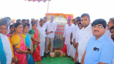 Telangana: Speaker Srinivas Reddy, Minister Harish Rao lay foundation stone for Nursing college in Banswada