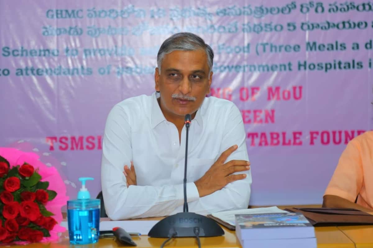 Cong sending money from Karnataka for Telangana polls: Harish Rao