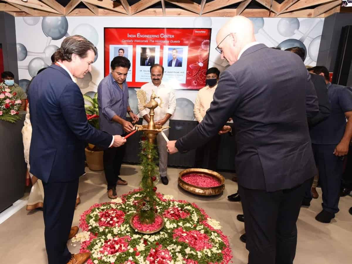 Hyderabad: KTR inaugurates Thermo Fisher Research center