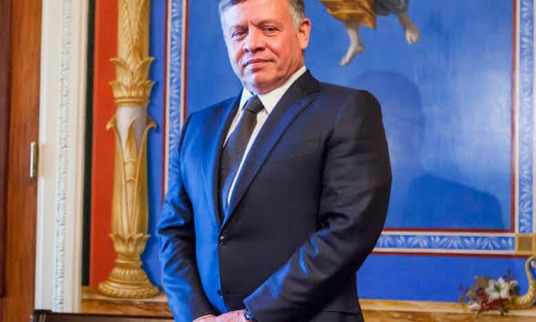 King of Jordan rejects separation of West Bank from Gaza Strip