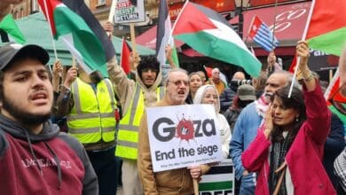 Demonstration in London in solidarity with Al Aqsa Mosque