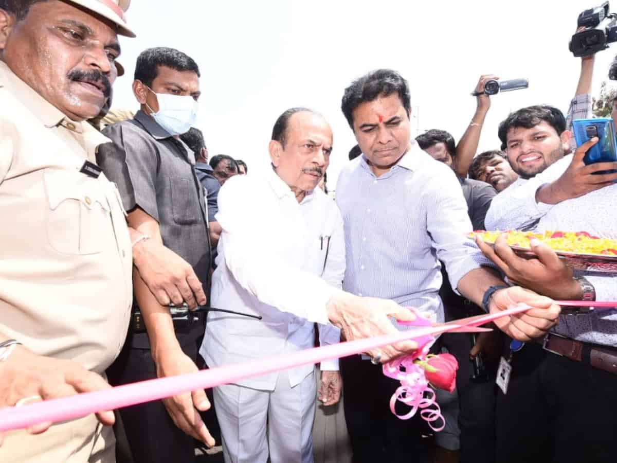 KTR lays foundation stone for Sardar Mahal, launches other civic works