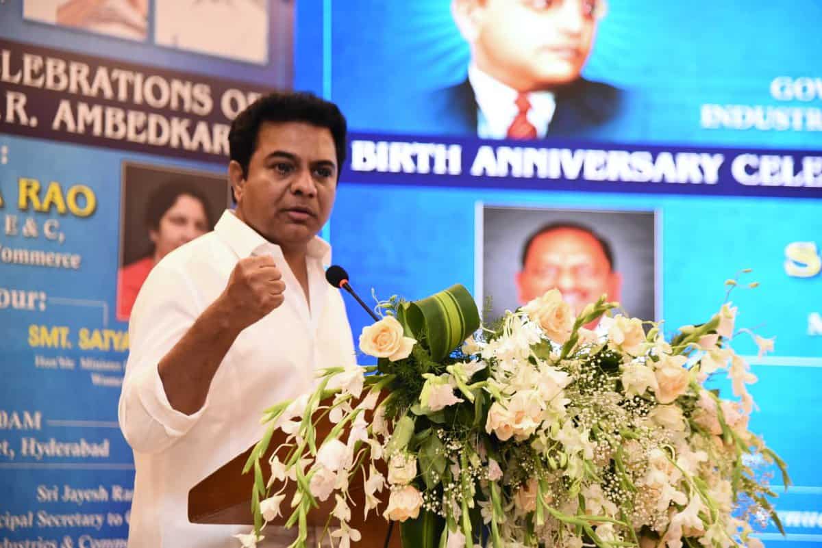 Telangana: 125 ft Ambedkar statue to be completed by Dec, says KTR