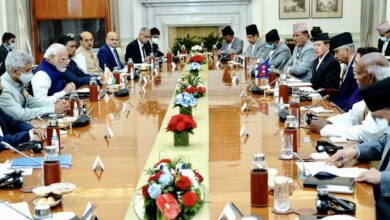 PM Narendra Modi holds talks with Nepal PM Sher Bahadur Deuba in Delhi
