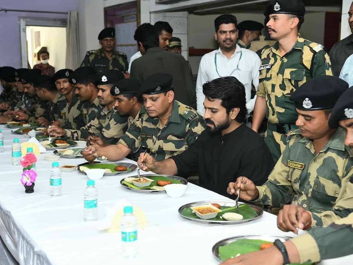 Ram Charan gets his chef to cook for BSF jawans in Amritsar