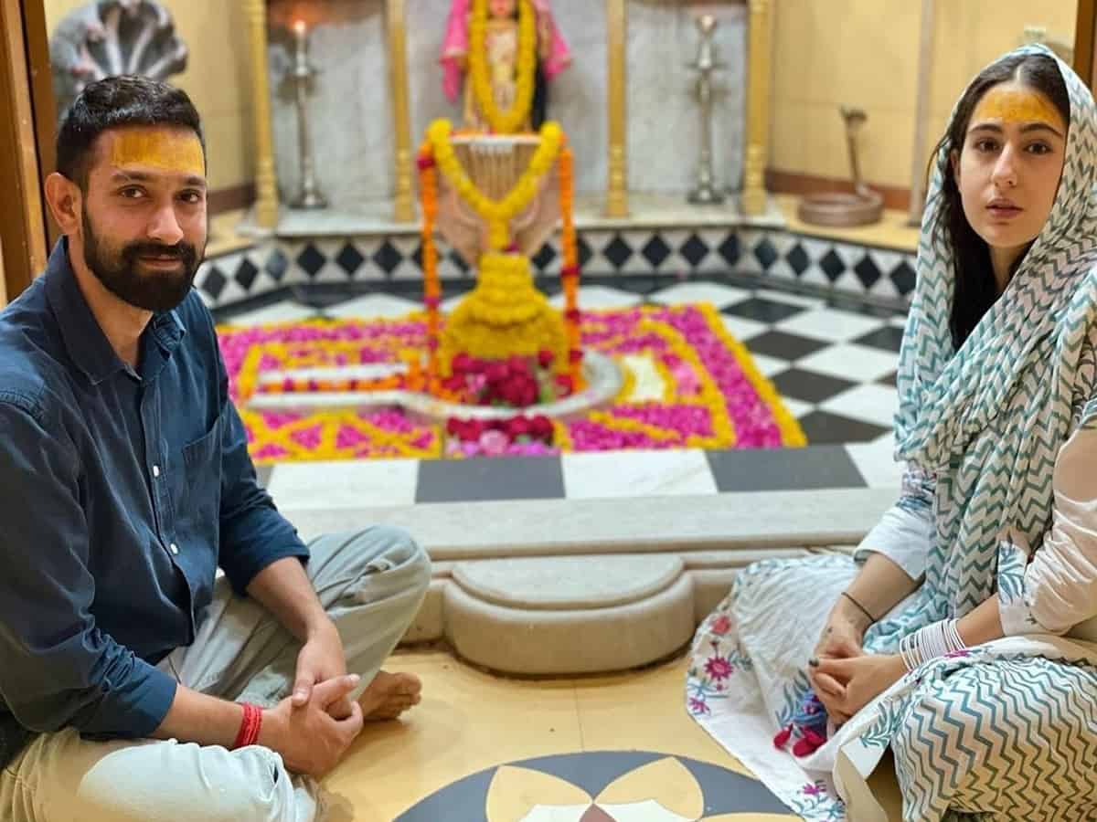 Sara Ali Khan visits Gujarat's Nageshvara Jyotirlinga Temple