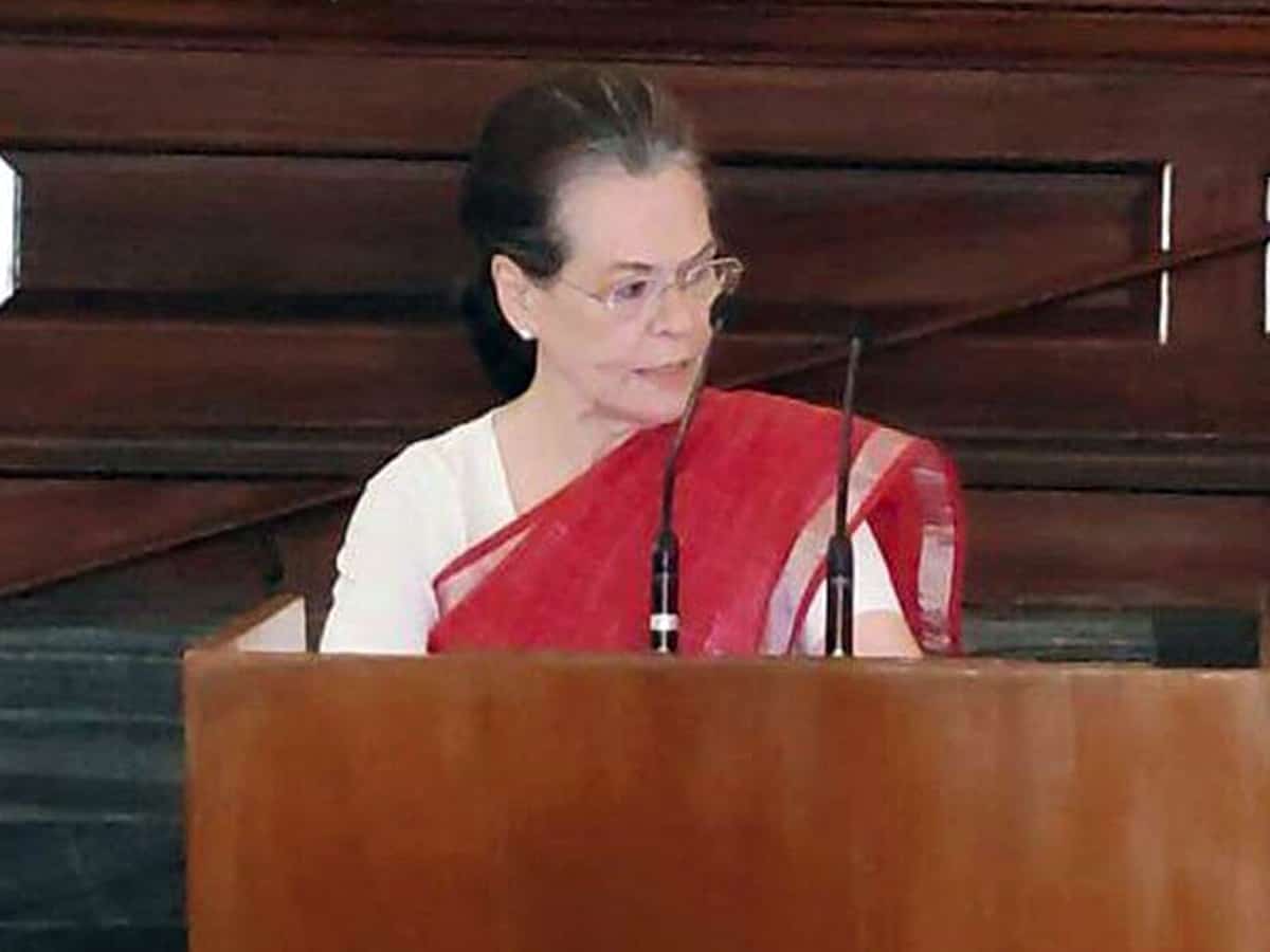 Congress President Sonia Gandhi