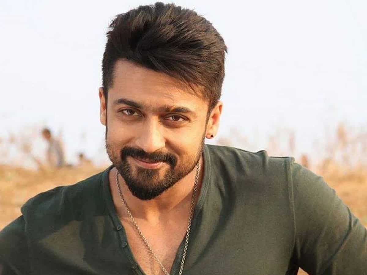 Suriya donates vehicle to Tamil Nadu police department