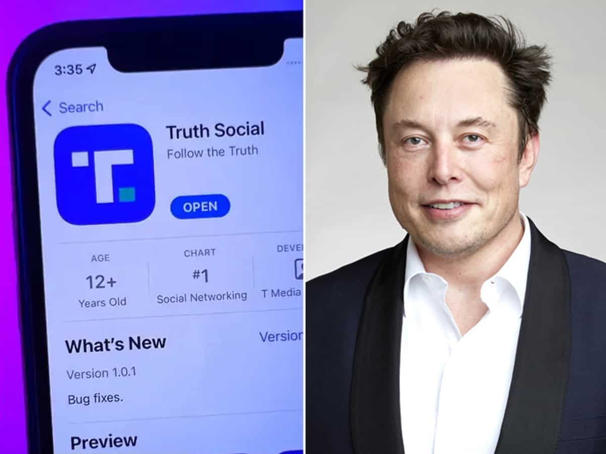 Musk supports Trump's 'Truth Social' app on Twitter
