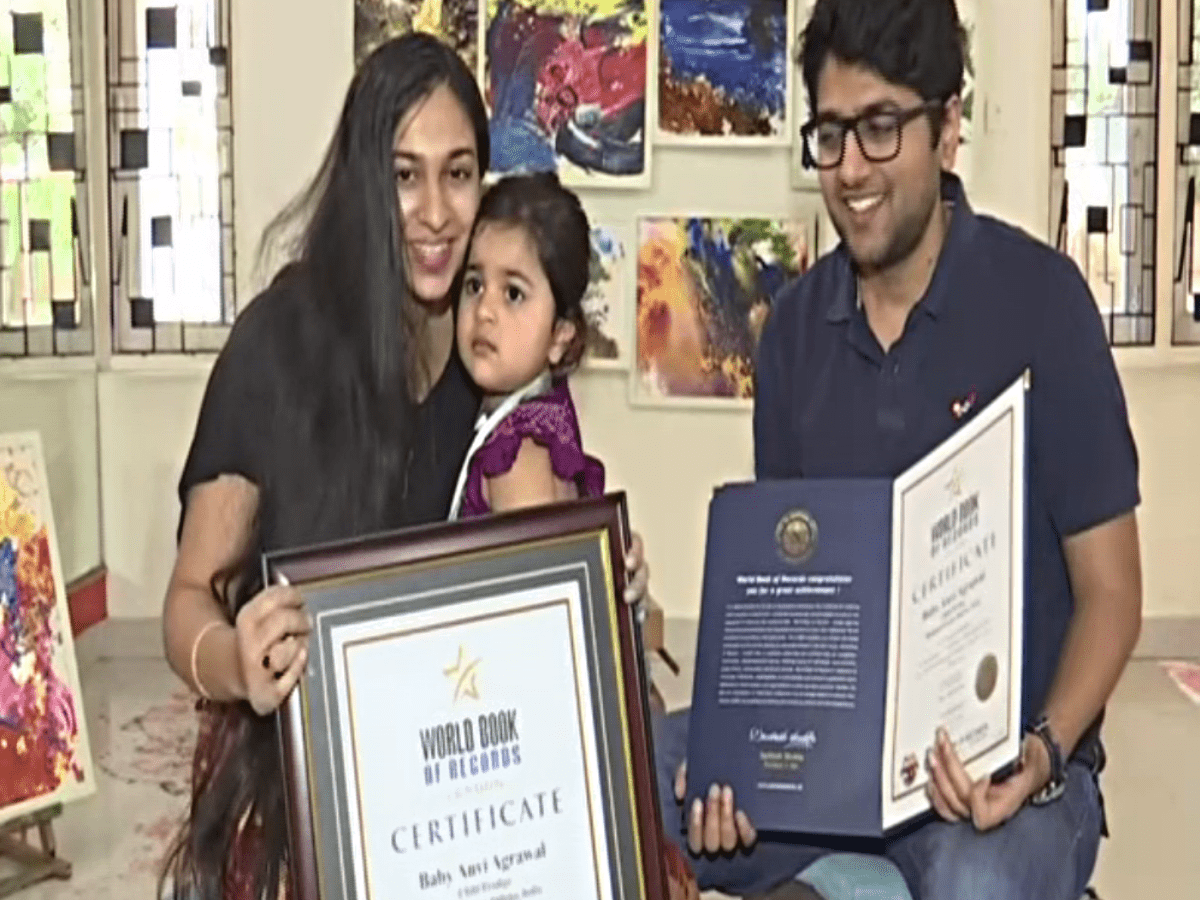World Book of Records, for creating 72 paintings, ANI