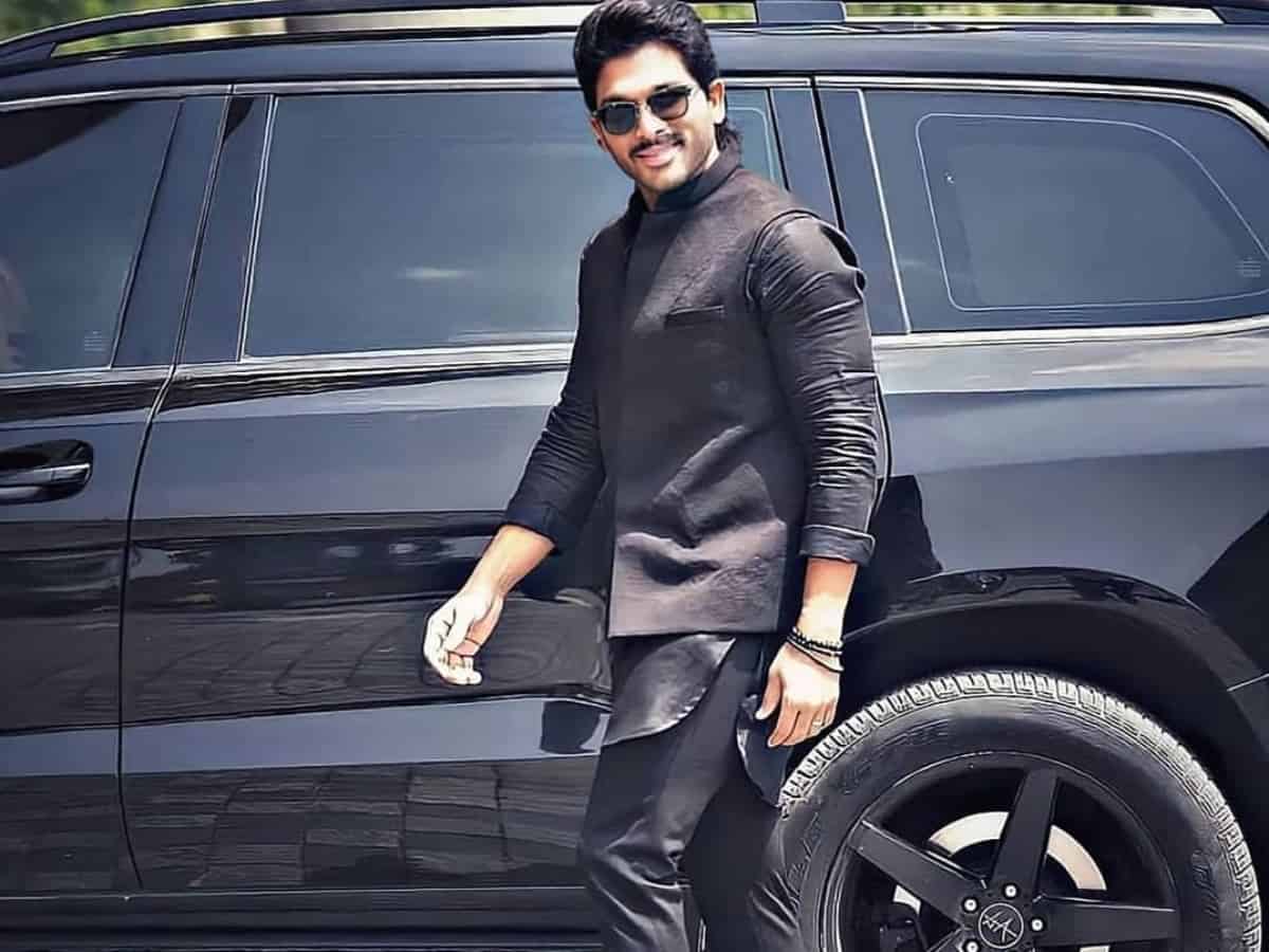 Guess the most expensive car owned by Allu Arjun in Hyderabad