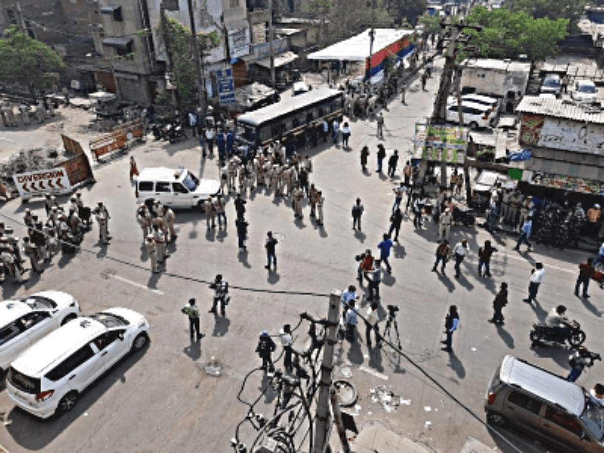 Uneasy calm prevails in Jahangirpuri, heavy security cover continues